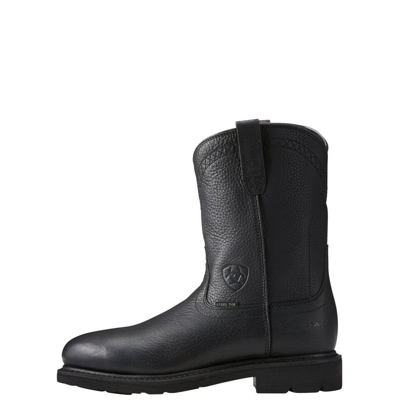 Ariat Work: Sierra Steel Toe Zapatos de Seguridad Hombre - Negras (FQGUX1374)